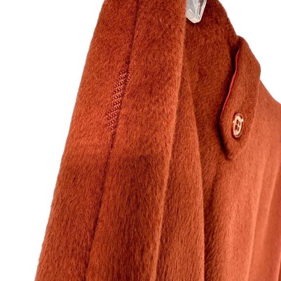 Tocca Skirt 100% Angora Pencil Skinny Womens Size 12 Burnt Sienna Brown Red - Picture 5 of 10
